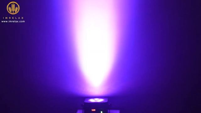IMRELAX Battery 5*18W 6IN1 RGBWA+UV Wireless Led Par Light