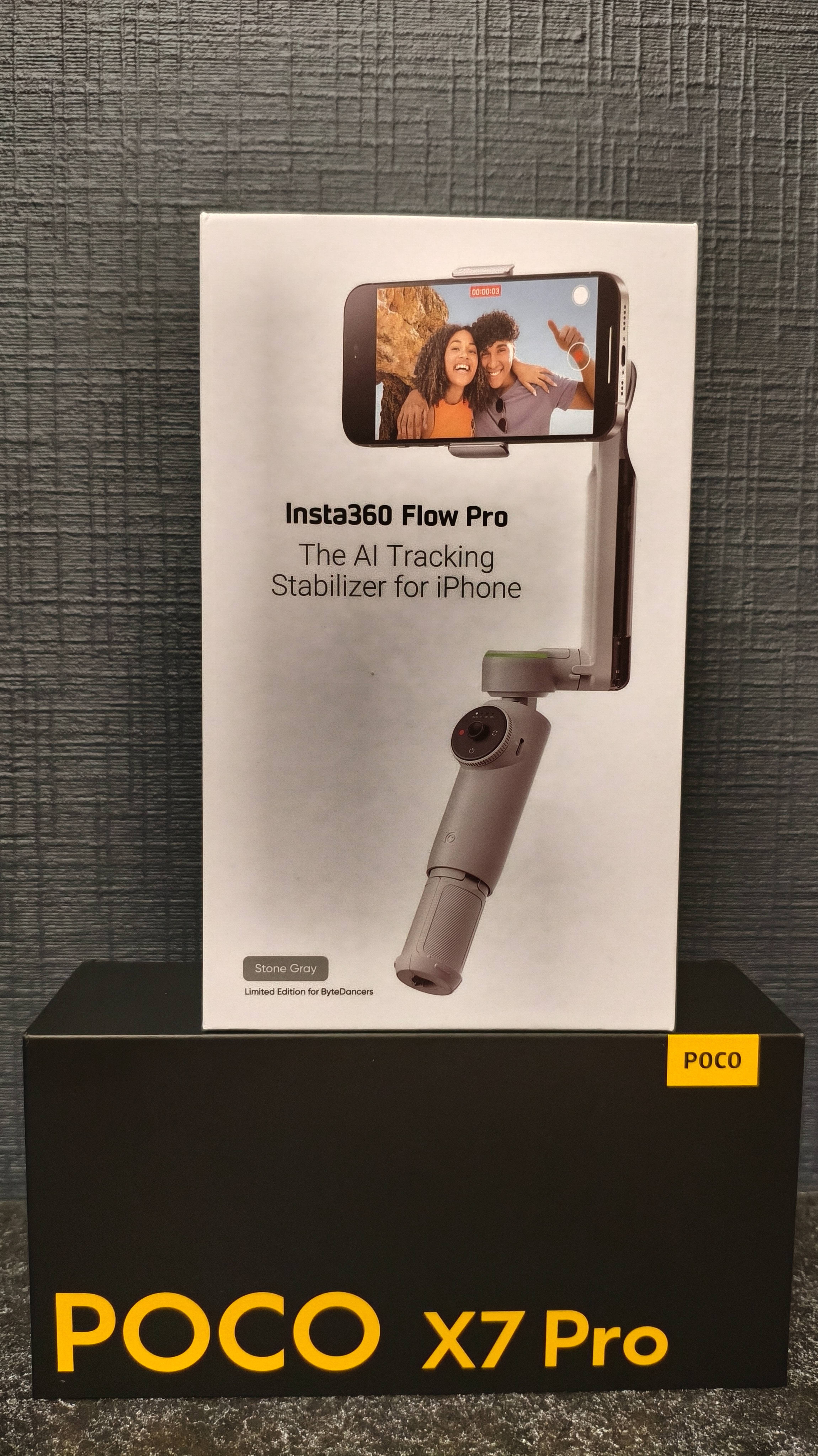 insta360 flow pro + poco x7 pro
