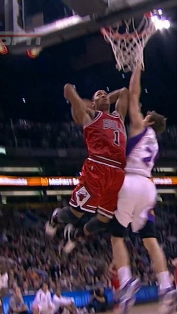 Derrick Rose’s ICONIC Poster Dunk vs. PHX in 2010 | This Date in History