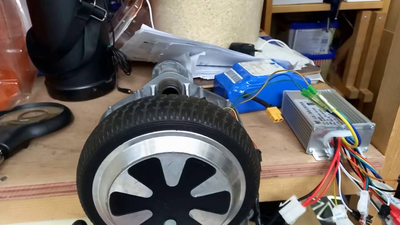 Управление моторами гироскутера с помощью китайского контроллера Ebike!