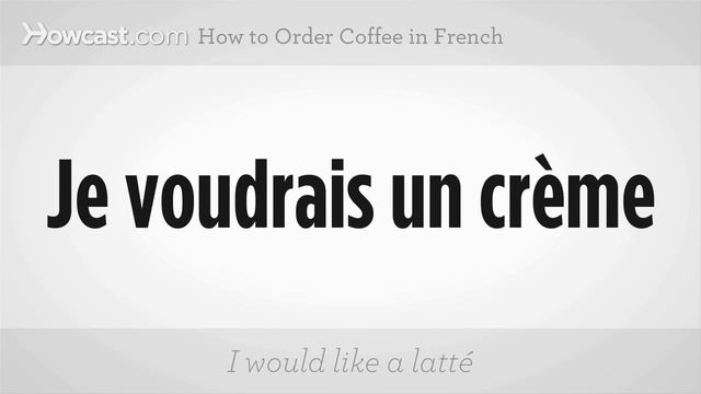 How to Order Coffee in French | French Lessons