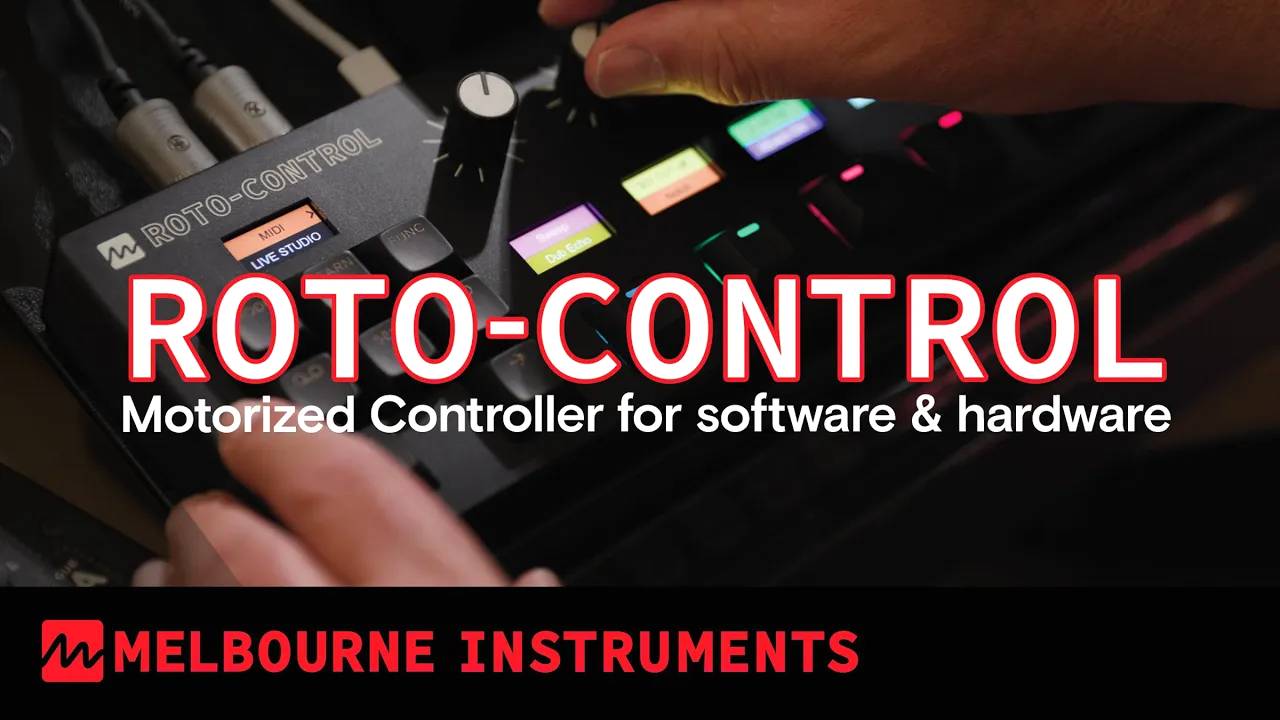 Melbourne Instruments Roto-Control: Motorized MIDI Controller for Software & Hardware