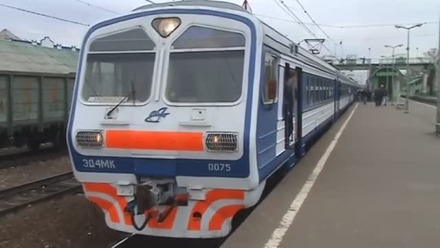 Электропоезд ЭД4МК-0075 Станция Голицыно