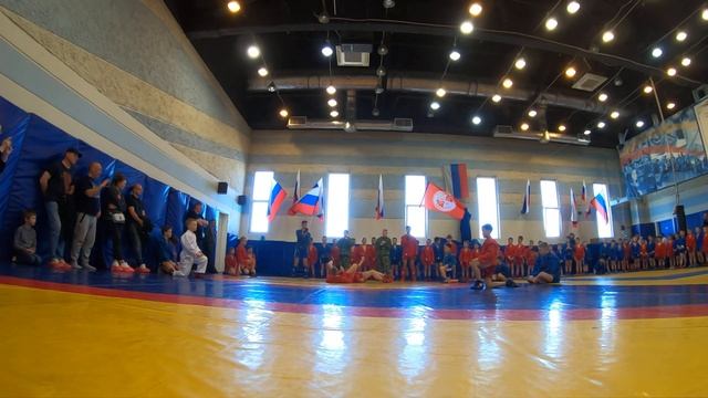 Демо-самбо. Открытие турнира