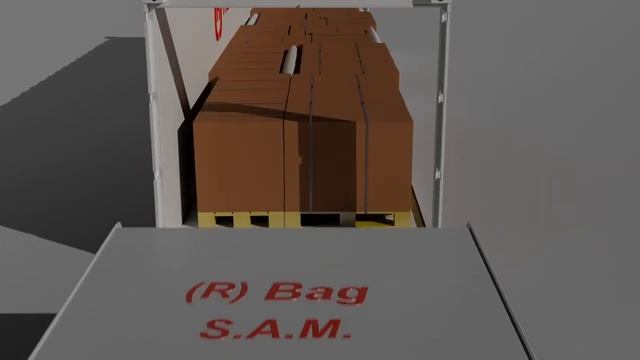 Обеспечение загрузки в 40'Контейнер - Загрузка на европоддоны с (R) Bag SAM однослойная