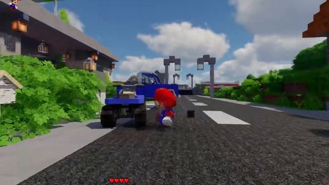 1.18.2 Vehicle mod Mario in minecraft