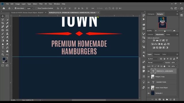 Burger Restaurant Flyer Design - Photoshop Tutorial