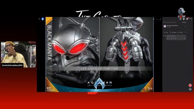 THE CORNER: HOT TOYS AQUAMAN AND THE LOST KINGDOM "BLACK MANTA"