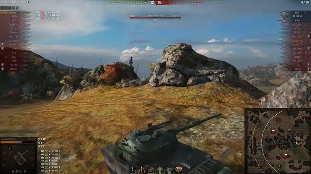 Мир танков. WOT. Бой на WZ-132-1. Взял 8 фрагов и 8.7К урона