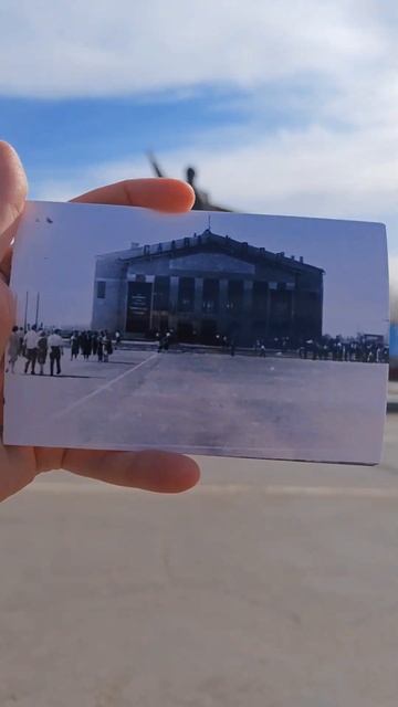 НА ФОТО более 55 лет РАЗНИЦЫ!Гарнизонный дом офицеров.Байконур.Найди 5 отличий! #былостало #байконур