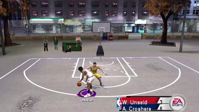 NBA LIVE 2005: Random 1 on 1 Wes Unseld vs Austin Croshere