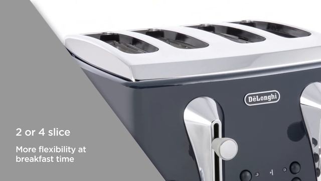 De'longhi Icona Capitals CTOC4003.BL 4-Slice Toaster - Blue | Product Overview | Currys PC World