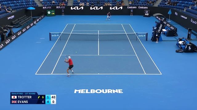 James Trotter v Daniel Evans Highlights | Australian Open 2025 Qualifying First Round