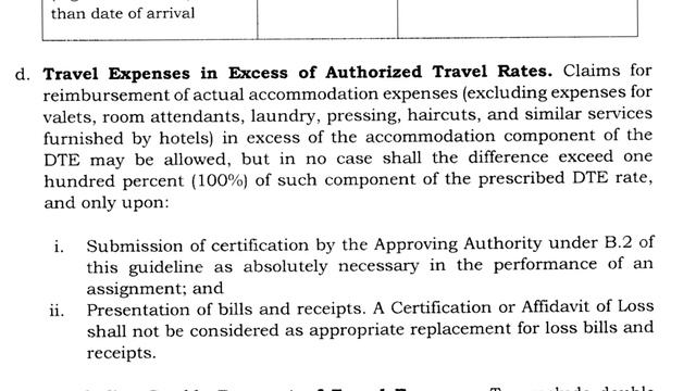 AUTHORIZED TRAVEL EXPENSES OF TEACHERS #Deped #teacher