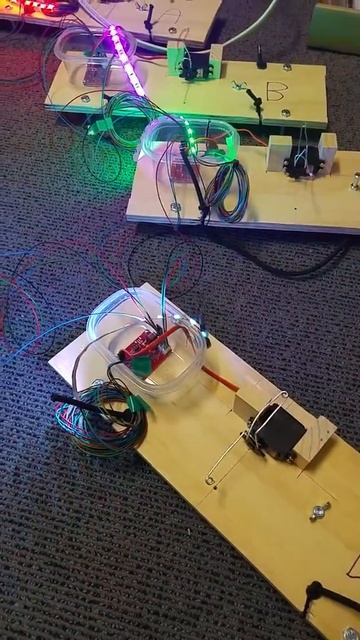 Light Nelson Pendulum wave servo control system test