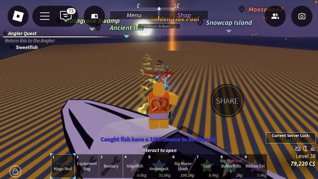 играем в рб Фиш fisch (Roblox) первое видео по рб!