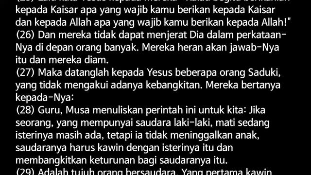 #Hari_065ㅣ6MARET, BACAAN ALKITAB SETAHUNㅣ#McCheyne (Kel.17  Luk.20  Ayb.35  2Kor.5)TB