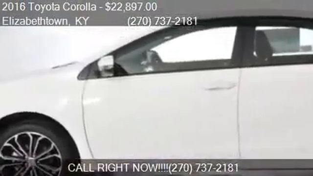2016 Toyota Corolla S Premium 4dr Sedan for sale in Elizabet