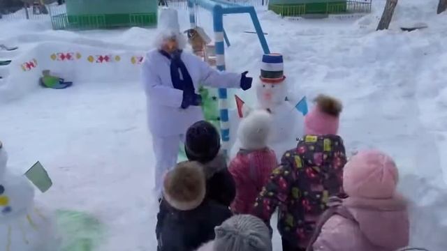 Снежный городок в «ЖУРАВУШКЕ»