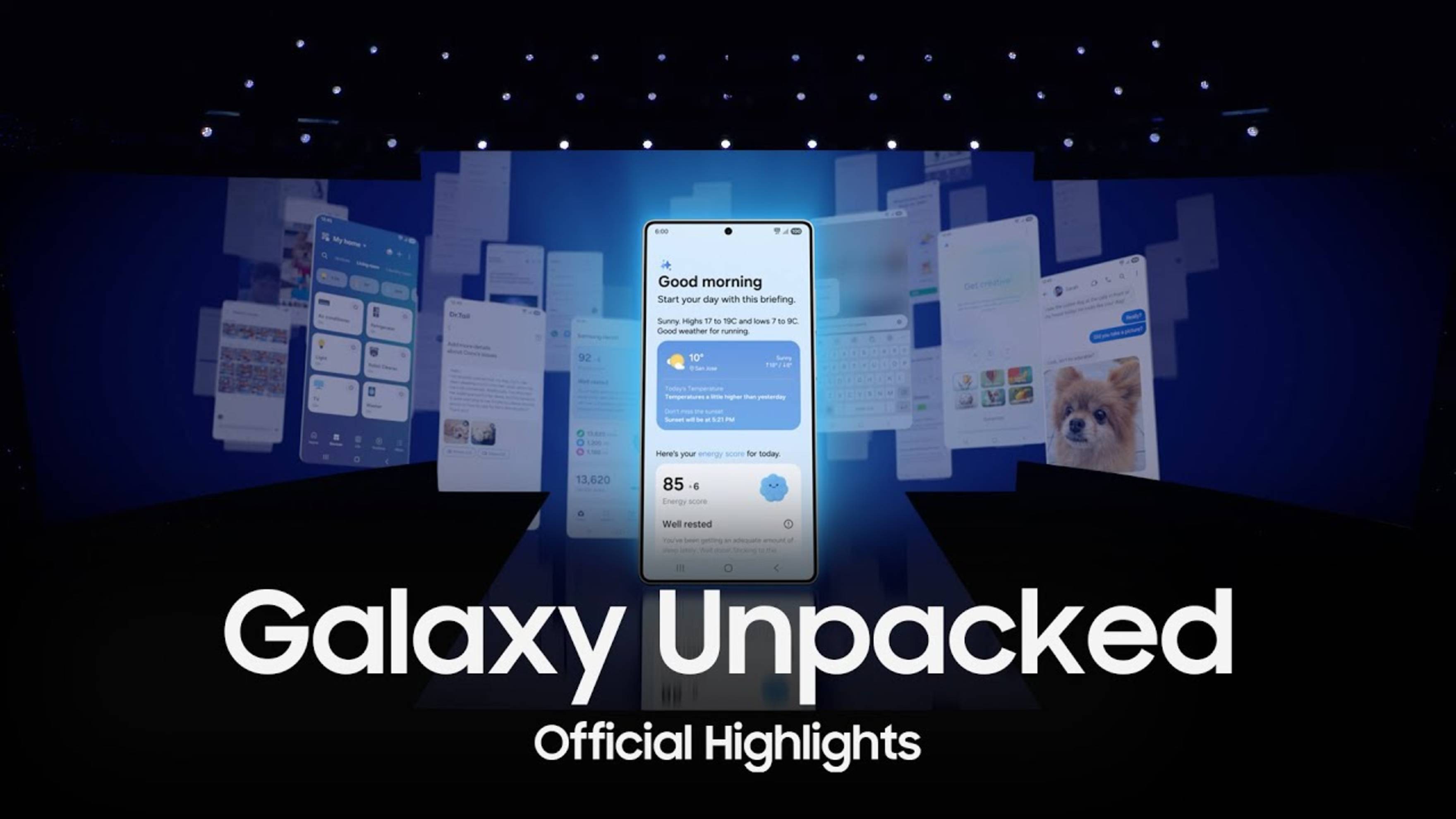 Официальные характеристики Samsung Galaxy Unpacked Январь 2025 г.