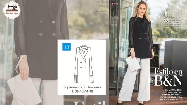 Анонс журнала Patrones 429 - 1/2022/ Sewing Magazine/ Технические рисунки крупно