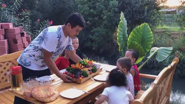Uzbekistan! SUPER fishing! Huge Mirror Carp. The best grilled fish recipe!