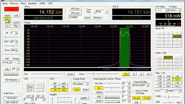 sdr qso rl3kj vs ra9afv.avi