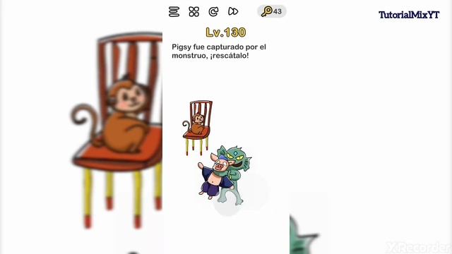 Brain Out - Pigsy fue capturado por el monstruo, ¡rescátalo! Lv.130 🐒🐒🐒🐒🐖🐖🐖🦖🦖🦖