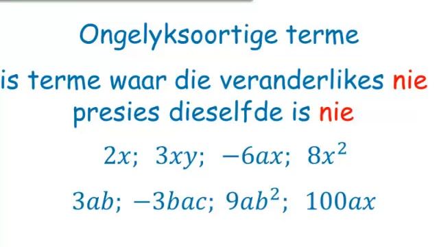 Alles oor terme