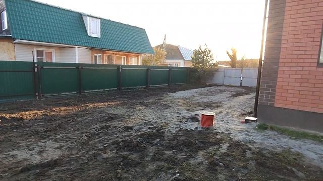 Дренаж вокруг дома с ливневой канализацией, г. Ярославль, Поселок Творогово