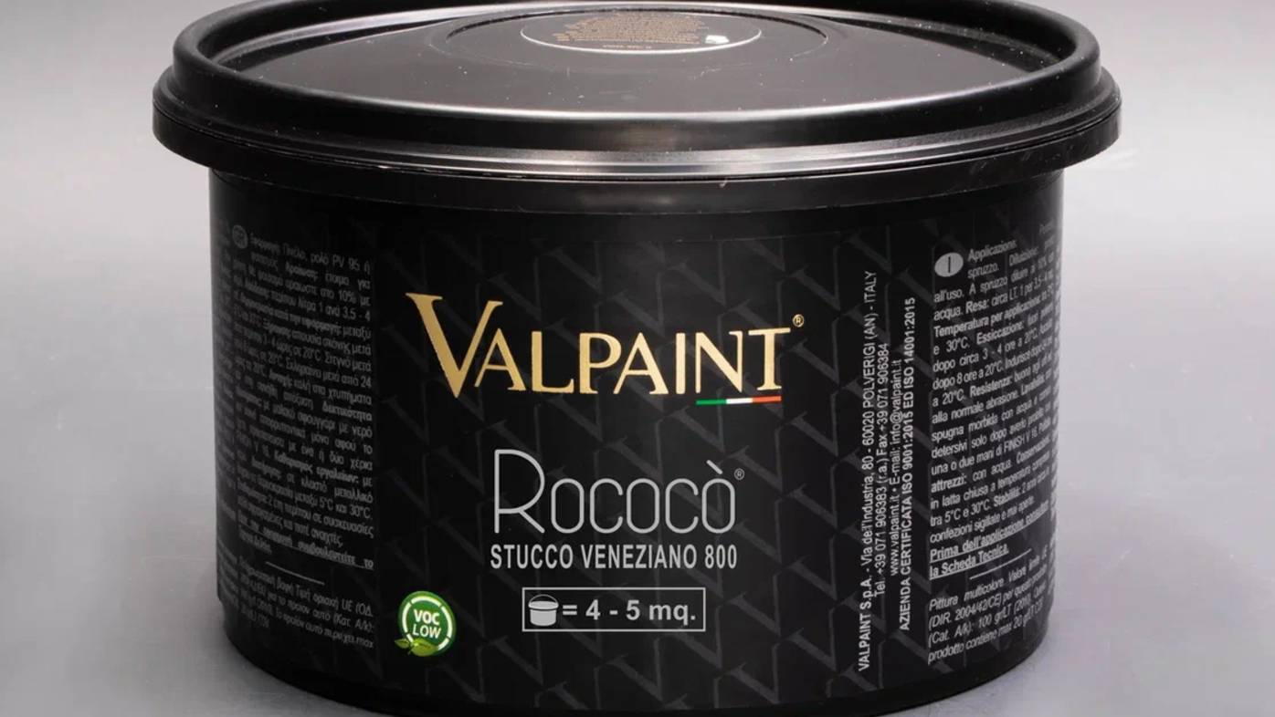 VALPAINT ROCOCO' Stucco Veneziano 800 декоративная штукатурка. Инструкция по нанесению