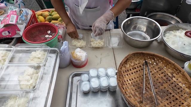 Рецепт приготовления тайского липкого риса с манго - Тайский десерт
