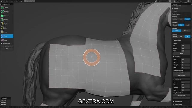 RetopoFlow 3 - 08 - Tweak and Relax.mov