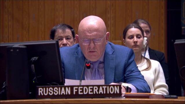 Point of order by Vassily Nebenzia at a UNSC Briefing on Children in the Gaza Strip