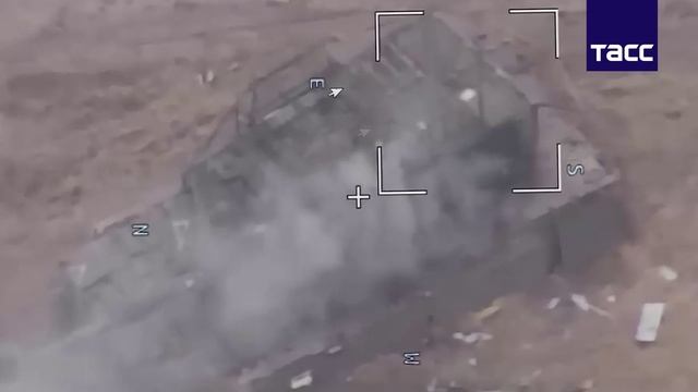 "Ланцет" вывел из строя танк Abrams в Курской области