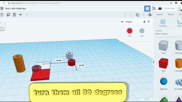 tinkercad beginner guide make a hinge in tinkercad