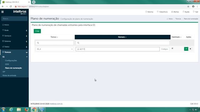 Configurando o GW 201 E com SIP Trunking - i4169