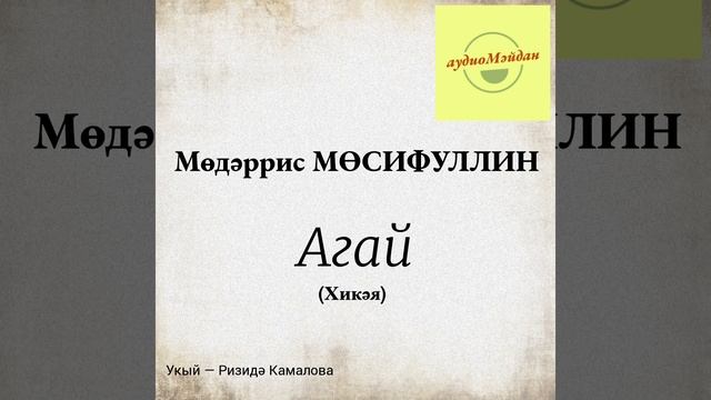 Мөдәррис Мөсифуллин. "Агай" хикәясе