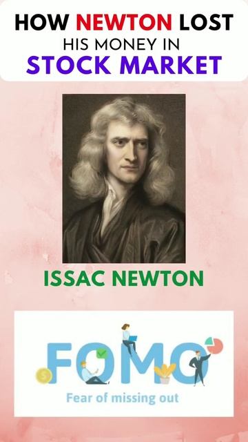 Newton's Failure In Stock Market 😢 #shorts