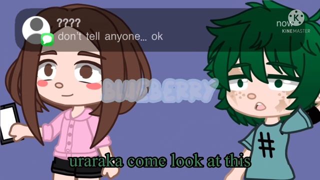 deku x uraraka friendship || MHA My Hero Academia GC Gacha Club || Blueberry