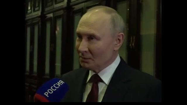 Путин  о переговорах по Украине
