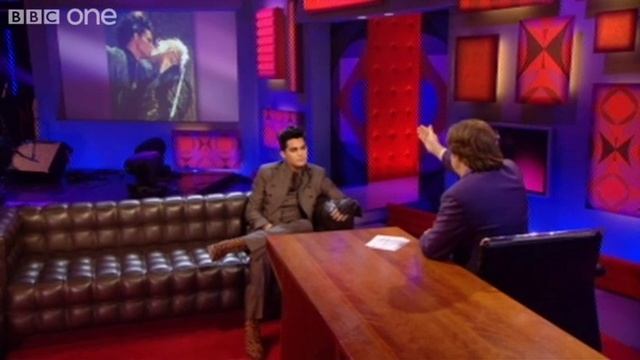 When Adam Lambert kissed a guy on stage - Friday Night with Jonathan Ross - BBC