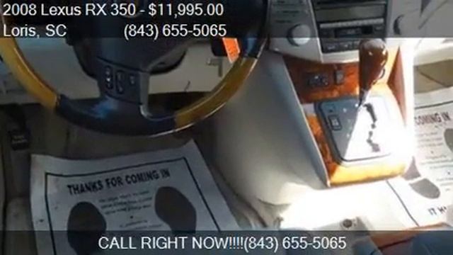 2008 Lexus RX 350 Base 4dr SUV for sale in Loris, SC 29569 a