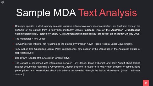 Critical Discourse Analysis: Multimodal Discourse Analysis