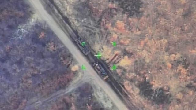 МО РФ публикует кадры уничтожения украинской 203-мм самоходной пушки большой мощности 2С7 "Пион"