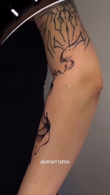 Abstract tattoo #tattoo