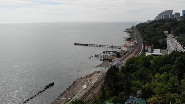 Поселок с дрона