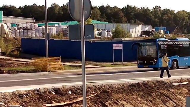 Окрестности возле Новой станции метро Тютчевская в Москве // 15 сентября 2024 года