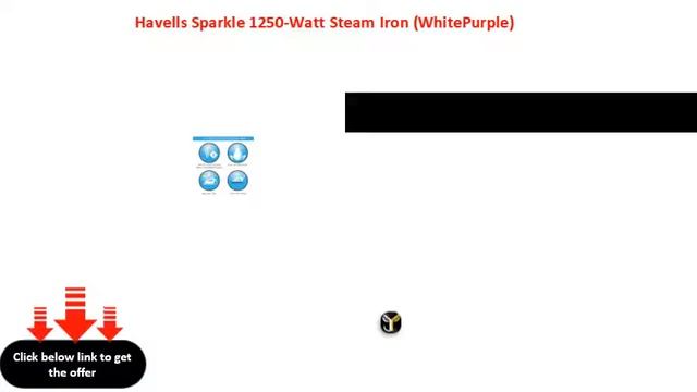 Havells Sparkle 1250 Watt Steam Iron WhitePurple