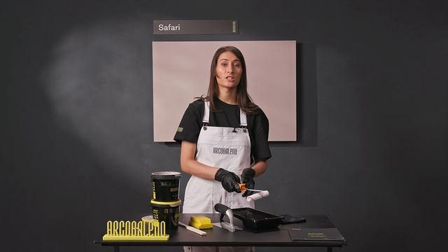 Нанесение декоративного покрытия Safari